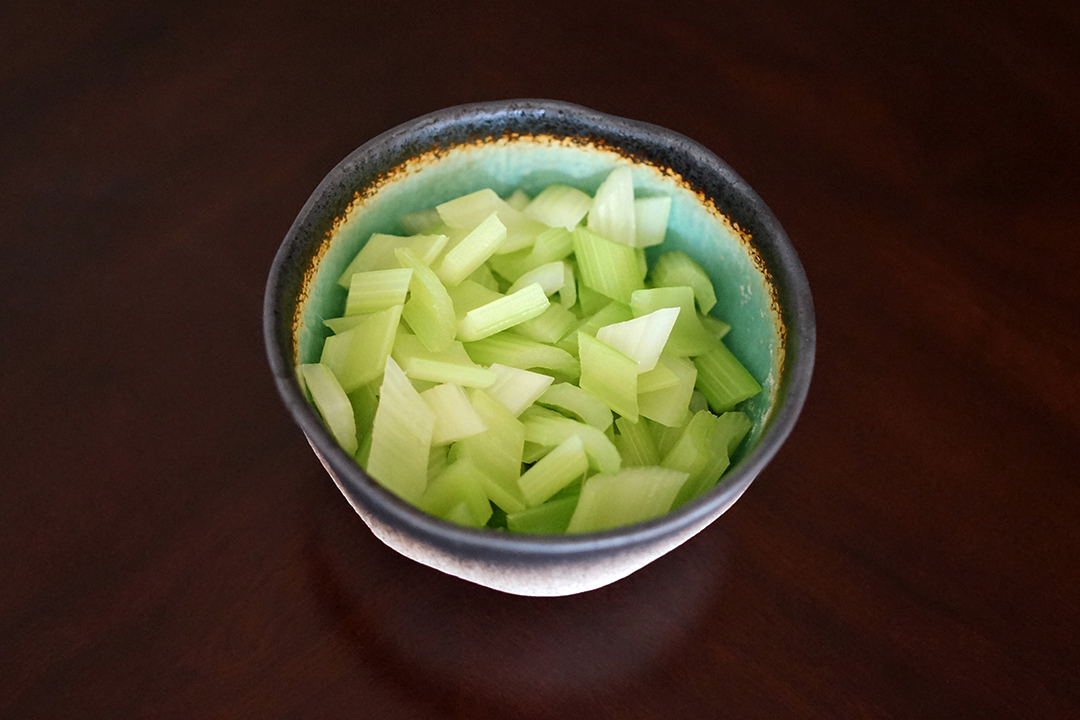 Blanched Celery
