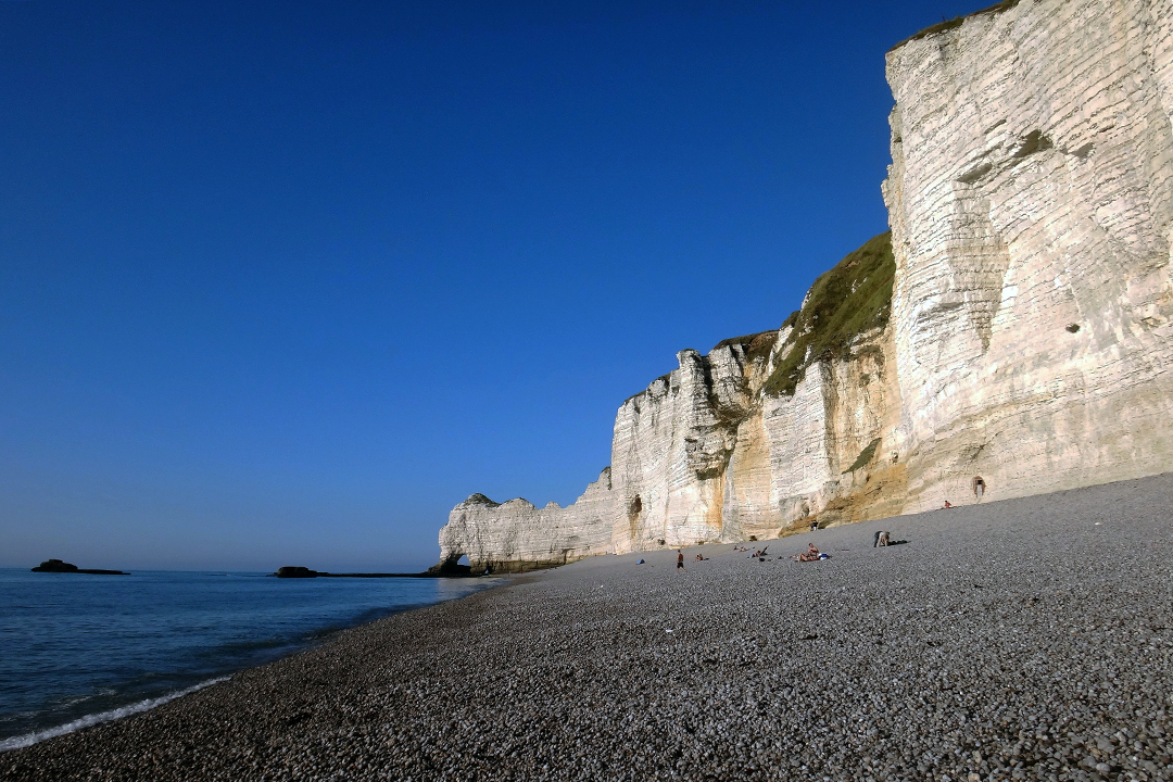 Francja, Normandia, Étretat Falaise