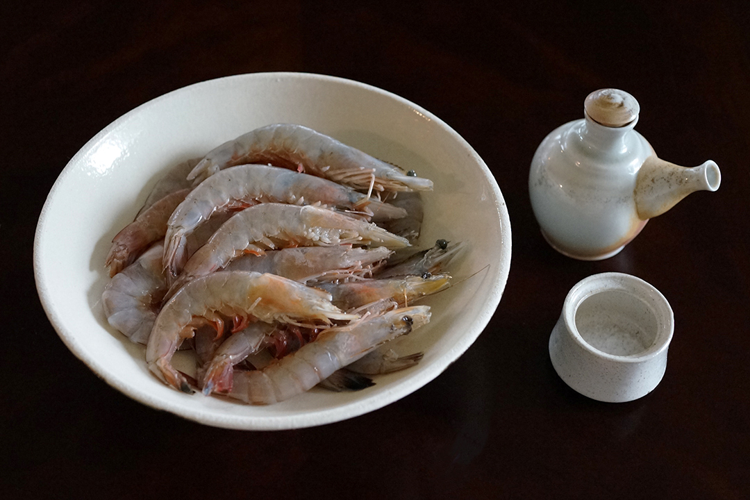 White Gulf Shrimp, Olive Oil, Sea Salt
