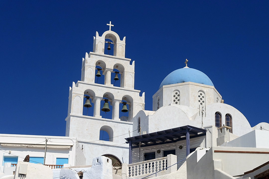 Grecja, Santorini, Wioska Pyrgos