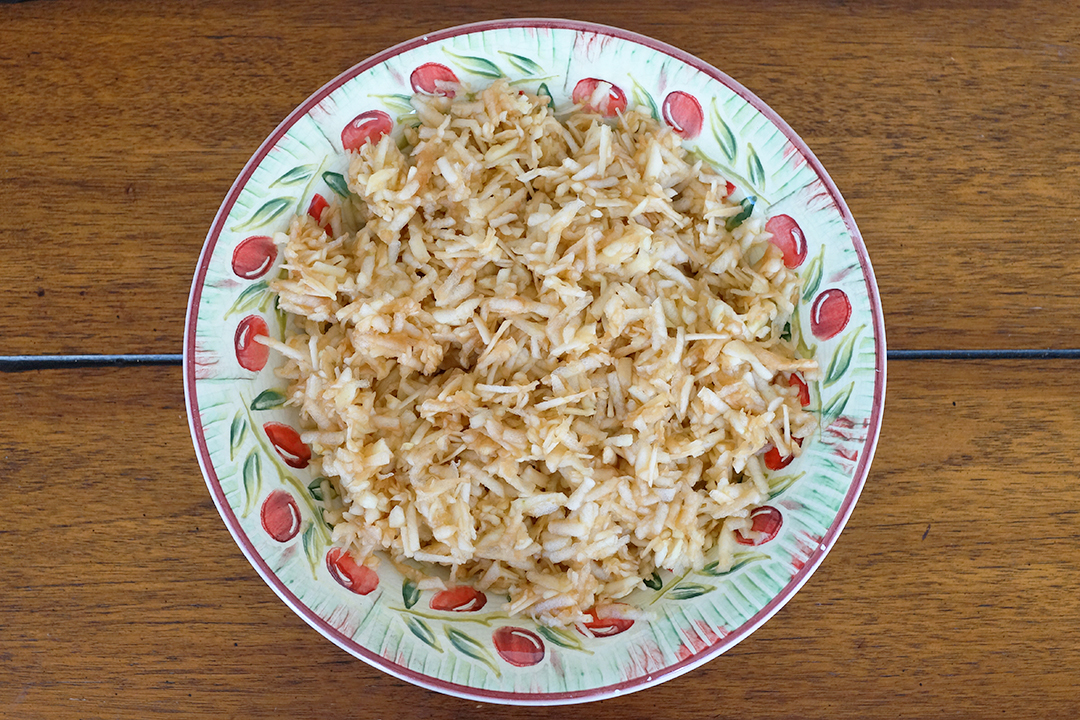 Shredded Apples