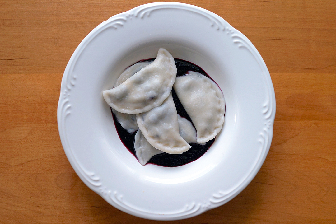 Poland, Blueberry Pierogi