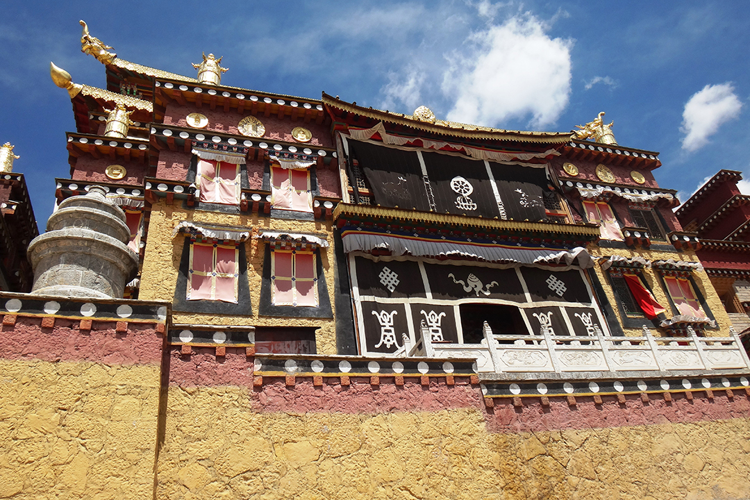 中国，香格里拉，松赞林寺
