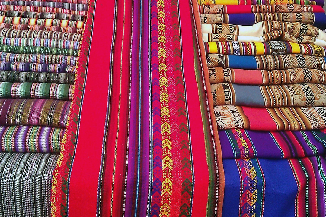 Peru, Wioska Pisac, Jarmark